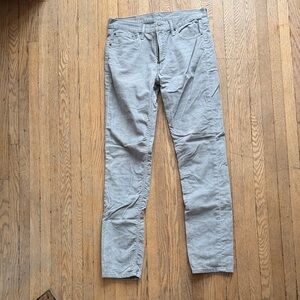 Levi’s 511 Gray Corduroy Pants
